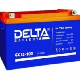 12В Delta GX 12-100, 100А*ч Аккумулятор AGM-гель