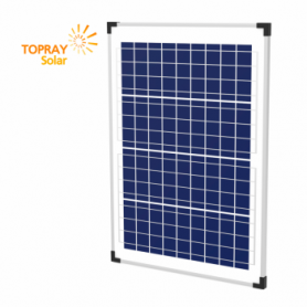 40 Вт TPS107S-40W 12В поли фотоэлектрический модуль, TopRay Solar, Солнечные панели