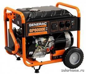 Бензиновый генератор Generac GP6000E 6 кВт