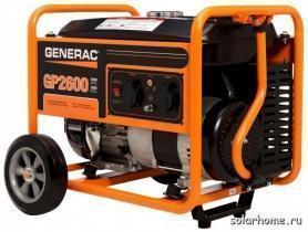 Бензиновый генератор Generac GP2600 2,6 кВт