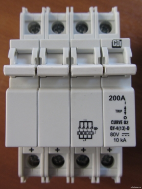 Автоматический выключатель DC CBI-QY4 200A